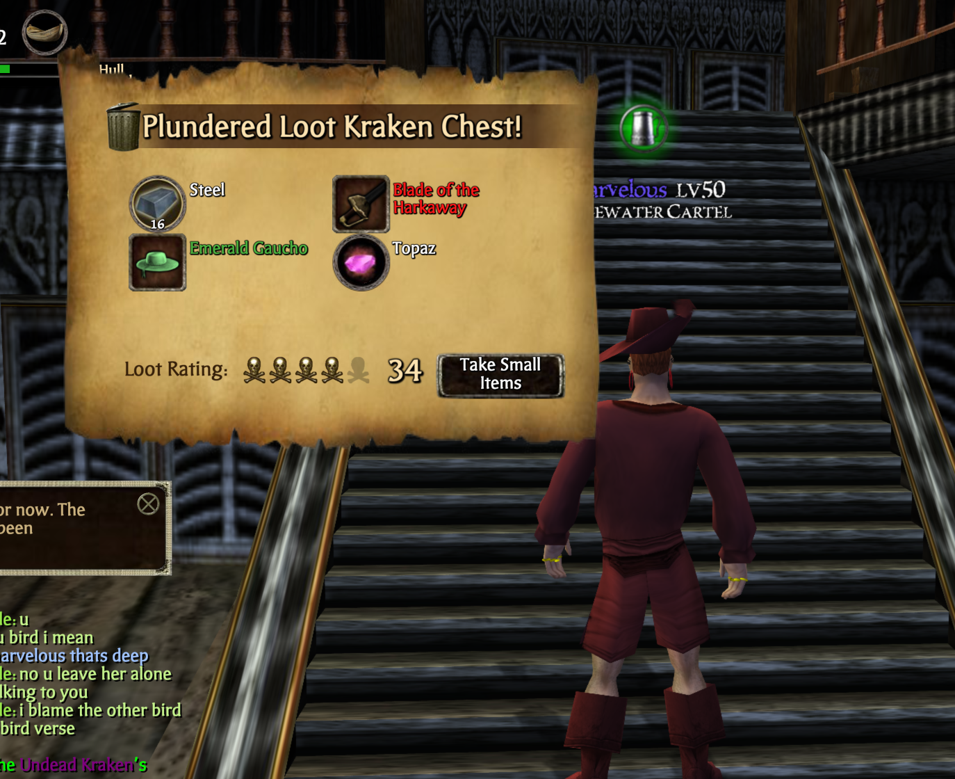 Marvelous's Blade of the Harkaway pull