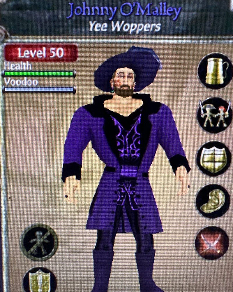 Johnny O’Malley pirate portrait
